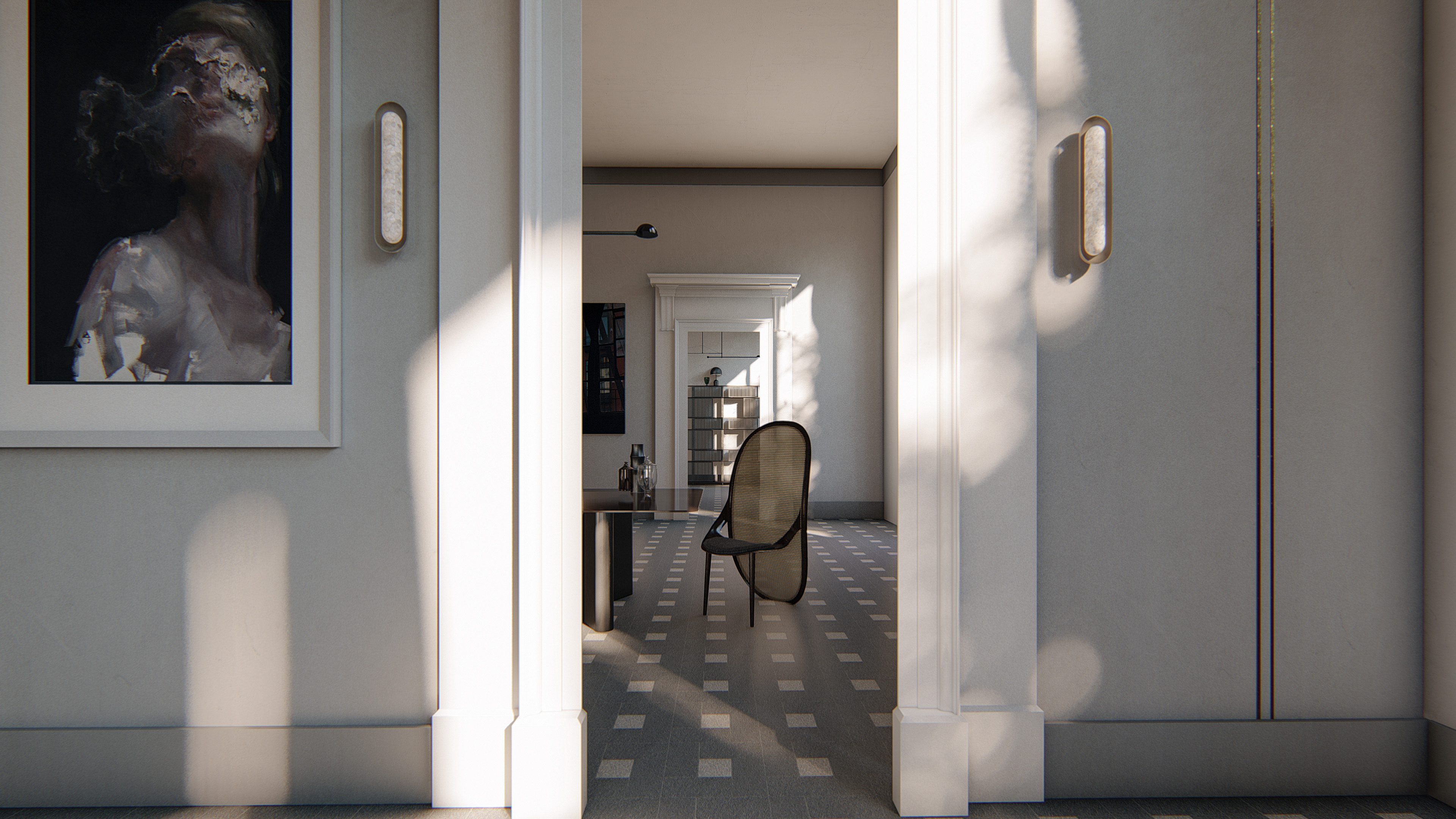 Wohnung 1010 Wien, Innenarchitektur und Styling, Design Interior, 3D Visualisierung